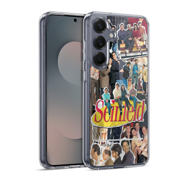Seinfeld Graphics Collage Soft Gel Case for Samsung Galaxy S25 & MagSafe