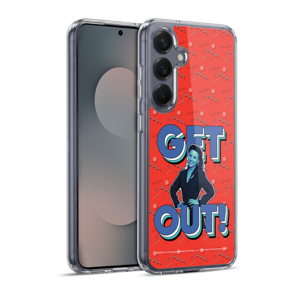 Seinfeld Graphics Get Out! Soft Gel Case for Samsung Galaxy S25+ & MagSafe
