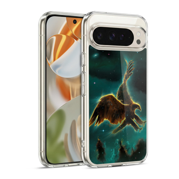 Vincent Hie Animals Eagle Galaxy Soft Gel Case for Google Pixel 9 / Pixel 9 Pro