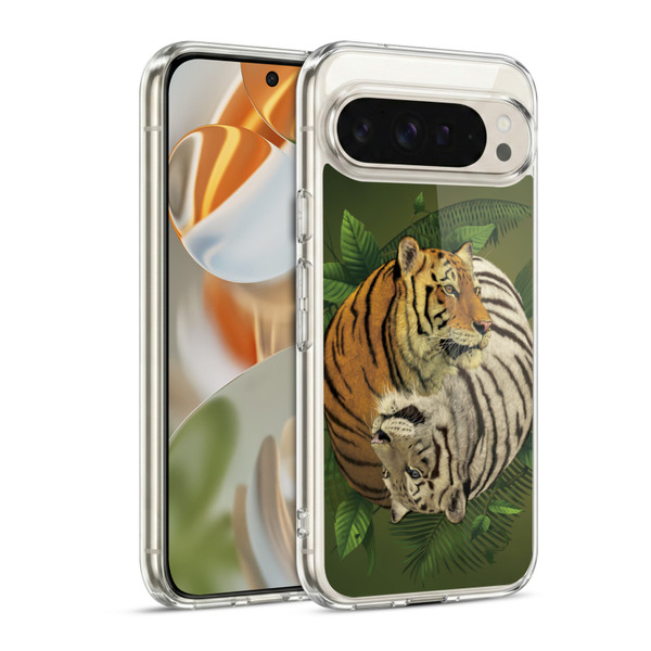 Vincent Hie Animals Tiger Yin Yang Soft Gel Case for Google Pixel 9 / Pixel 9 Pro