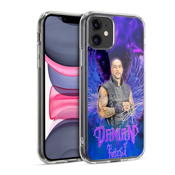 WWE Damian Priest Portrait Soft Gel Case for Apple iPhone 11