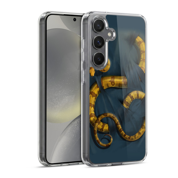 Vincent Hie Animals Snake Soft Gel Case for Samsung Galaxy S24 5G & MagSafe