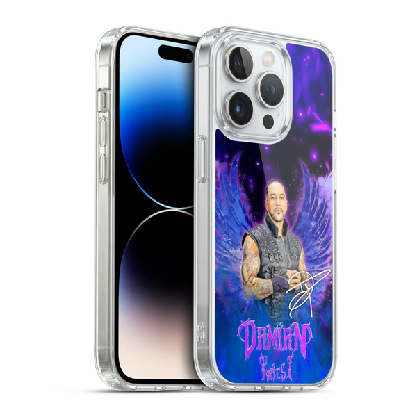 WWE Damian Priest Portrait Soft Gel Case for Apple iPhone 14 Pro & MagSafe