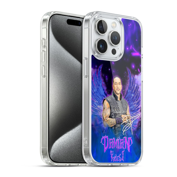 WWE Damian Priest Portrait Soft Gel Case for Apple iPhone 15 Pro & MagSafe