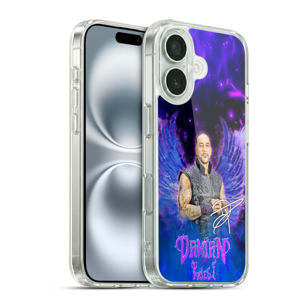 WWE Damian Priest Portrait Soft Gel Case for Apple iPhone 16 & MagSafe