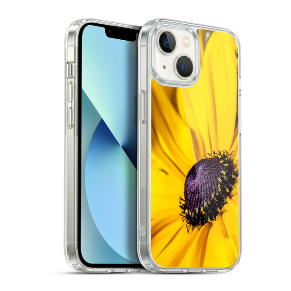 PLdesign Flowers And Leaves Daisy Soft Gel Case for Apple iPhone 13