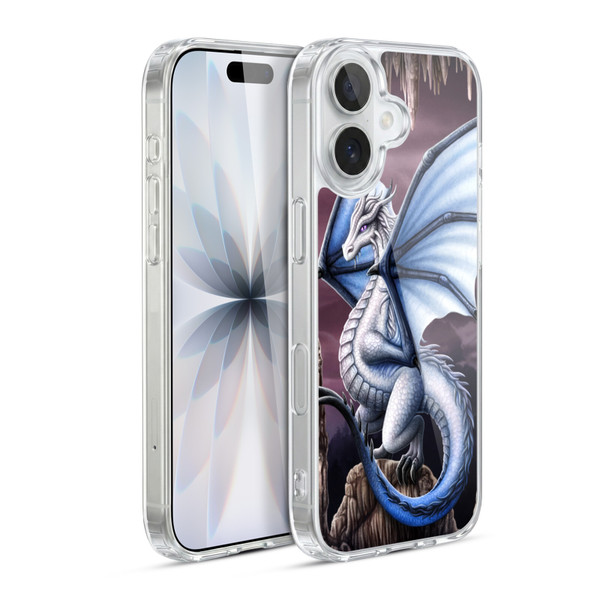 Sarah Richter Fantasy Creatures Blue Dragon Soft Gel Case for Apple iPhone 17