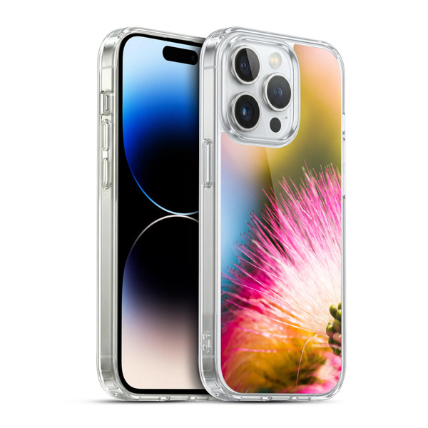 PLdesign Flowers And Leaves Silk Tree Soft Gel Case for Apple iPhone 14 Pro & MagSafe