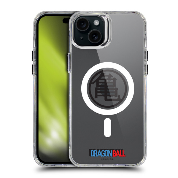 Dragon Ball Iconic Graphics Kame Symbol SHOCKPROOF BUMPER CASE COMPATIBLE WITH Apple iPhone 15 Plus & MAGSAFE