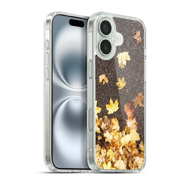PLdesign Flowers And Leaves Autumn Maple Soft Gel Case for Apple iPhone 16 Plus & MagSafe