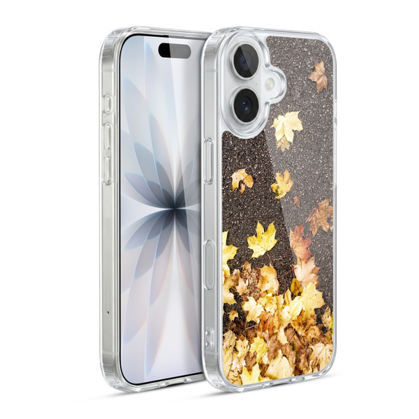 PLdesign Flowers And Leaves Autumn Maple Soft Gel Case for Apple iPhone 17