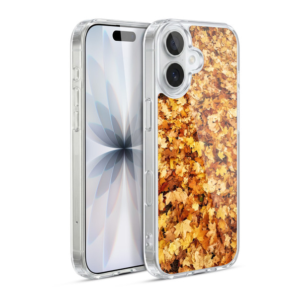 PLdesign Flowers And Leaves Fall Maple Soft Gel Case for Apple iPhone 17