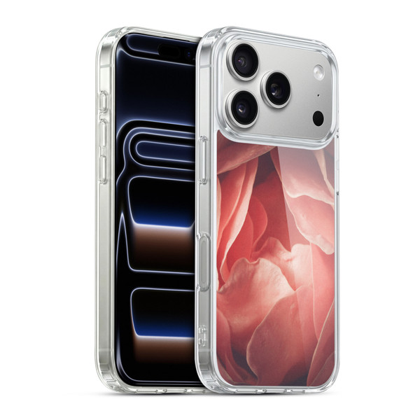 PLdesign Flowers And Leaves Rose Blossom Soft Gel Case for Apple iPhone 17 Pro