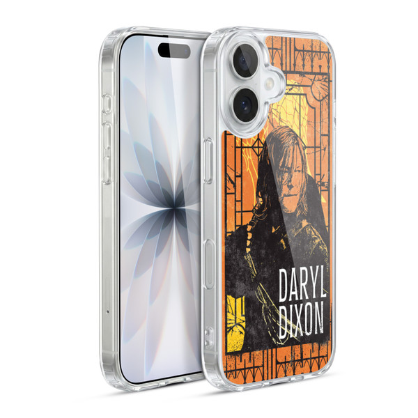 The Walking Dead: Daryl Dixon Graphics Character Art Soft Gel Case for Apple iPhone 17