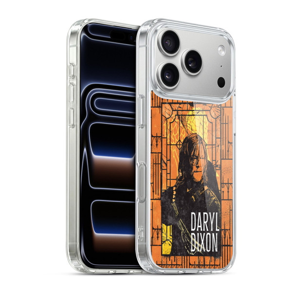 The Walking Dead: Daryl Dixon Graphics Character Art Soft Gel Case for Apple iPhone 17 Pro