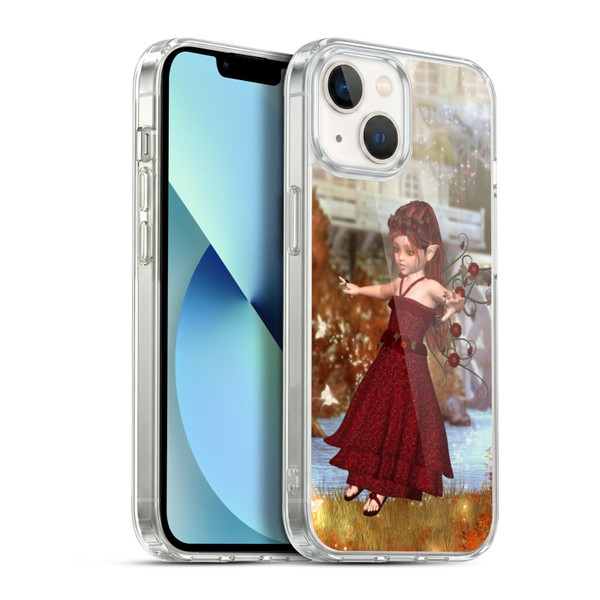 Simone Gatterwe Assorted Designs Autumn Fairy Soft Gel Case for Apple iPhone 13
