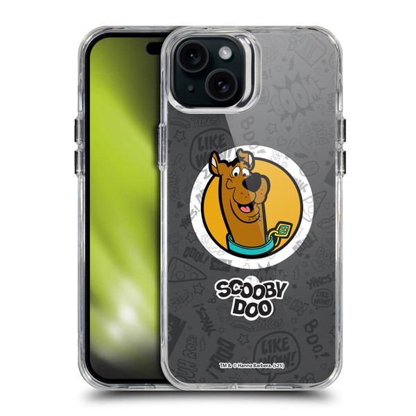Scooby-Doo Character Art Pattern SHOCKPROOF BUMPER CASE COMPATIBLE WITH Apple iPhone 15 Plus & MAGSAFE