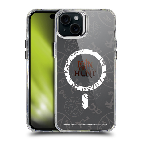 Supernatural Character Art Join The Hunt SHOCKPROOF BUMPER CASE COMPATIBLE WITH Apple iPhone 15 Plus & MAGSAFE