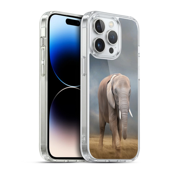 Simone Gatterwe Assorted Designs Elephant Tour Soft Gel Case for Apple iPhone 14 Pro & MagSafe