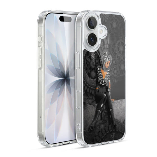 Simone Gatterwe Assorted Designs The Time Runs Off Soft Gel Case for Apple iPhone 17