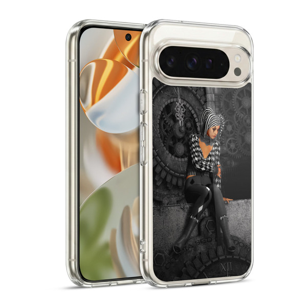 Simone Gatterwe Assorted Designs The Time Runs Off Soft Gel Case for Google Pixel 9 / Pixel 9 Pro