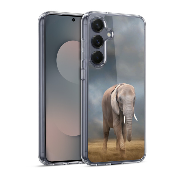 Simone Gatterwe Assorted Designs Elephant Tour Soft Gel Case for Samsung Galaxy S25 & MagSafe