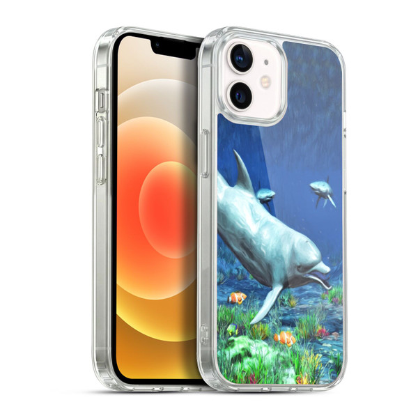 Simone Gatterwe Dolphins Underwater Soft Gel Case for Apple iPhone 12 / iPhone 12 Pro & MagSafe