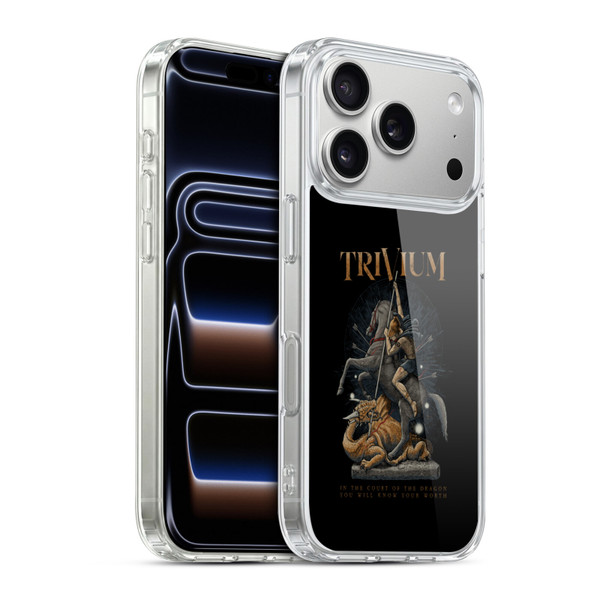 Trivium Graphics Dragon Slayer Soft Gel Case for Apple iPhone 17 Pro