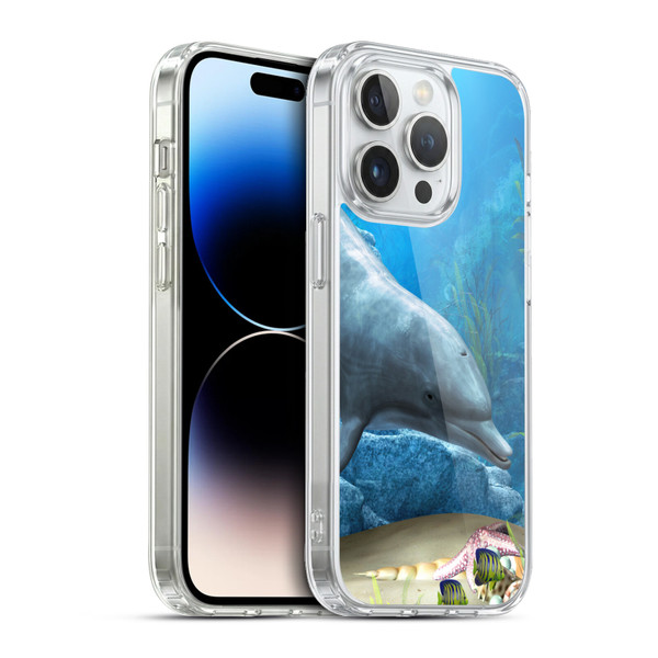 Simone Gatterwe Dolphins Dolphin World Soft Gel Case for Apple iPhone 13 Pro & MagSafe