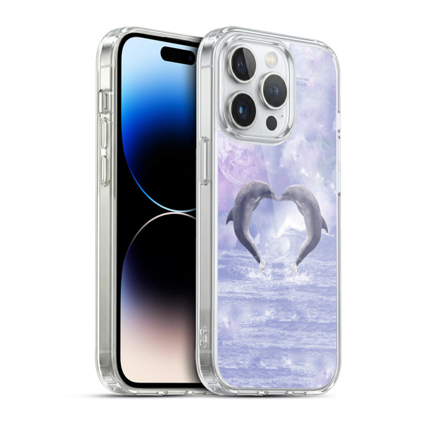 Simone Gatterwe Dolphins Kisses Soft Gel Case for Apple iPhone 13 Pro & MagSafe