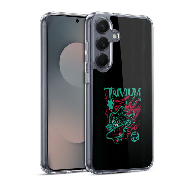 Trivium Graphics Screaming Dragon Soft Gel Case for Samsung Galaxy S25 & MagSafe