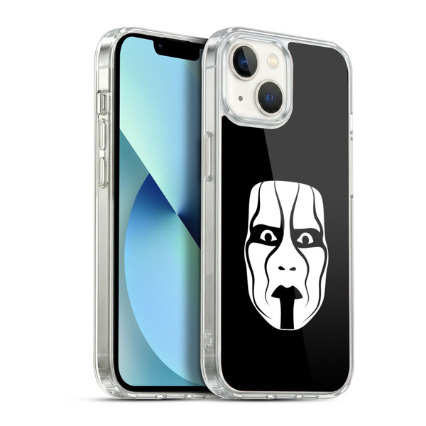 WWE Sting Face Soft Gel Case for Apple iPhone 13