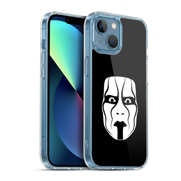WWE Sting Face Soft Gel Case for Apple iPhone 13 Mini & MagSafe