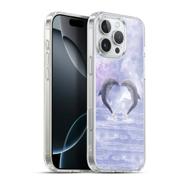 Simone Gatterwe Dolphins Kisses Soft Gel Case for Apple iPhone 16 Pro Max & MagSafe