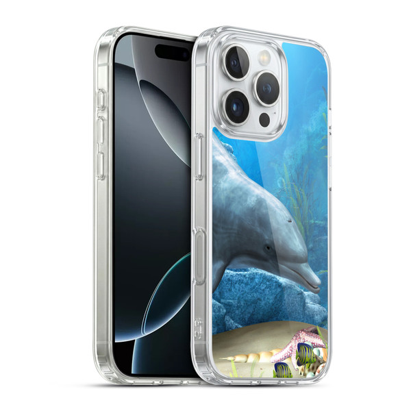 Simone Gatterwe Dolphins Dolphin World Soft Gel Case for Apple iPhone 16 Pro & MagSafe