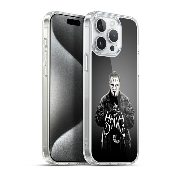 WWE Sting Photo Soft Gel Case for Apple iPhone 15 Pro Max & MagSafe