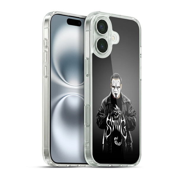 WWE Sting Photo Soft Gel Case for Apple iPhone 16 Plus & MagSafe