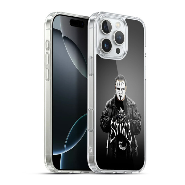 WWE Sting Photo Soft Gel Case for Apple iPhone 16 Pro Max & MagSafe