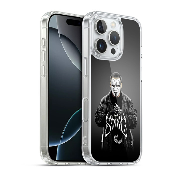 WWE Sting Photo Soft Gel Case for Apple iPhone 16 Pro & MagSafe