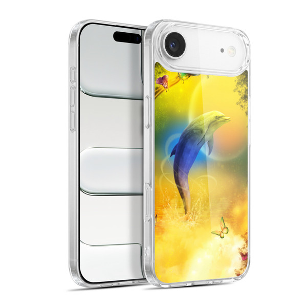 Simone Gatterwe Dolphins Colorful Dolphin Soft Gel Case for Apple iPhone 17 Air