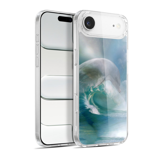 Simone Gatterwe Dolphins Ocean Waves Soft Gel Case for Apple iPhone 17 Air