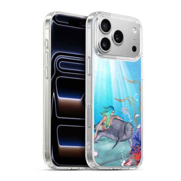 Simone Gatterwe Dolphins Mermaid Tour Soft Gel Case for Apple iPhone 17 Pro Max