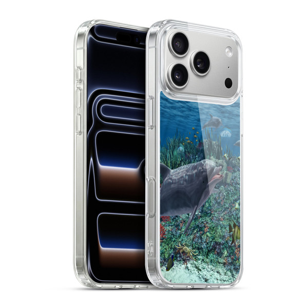 Simone Gatterwe Dolphins Reef Play Soft Gel Case for Apple iPhone 17 Pro Max