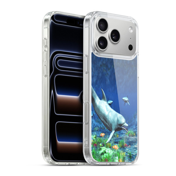 Simone Gatterwe Dolphins Underwater Soft Gel Case for Apple iPhone 17 Pro Max