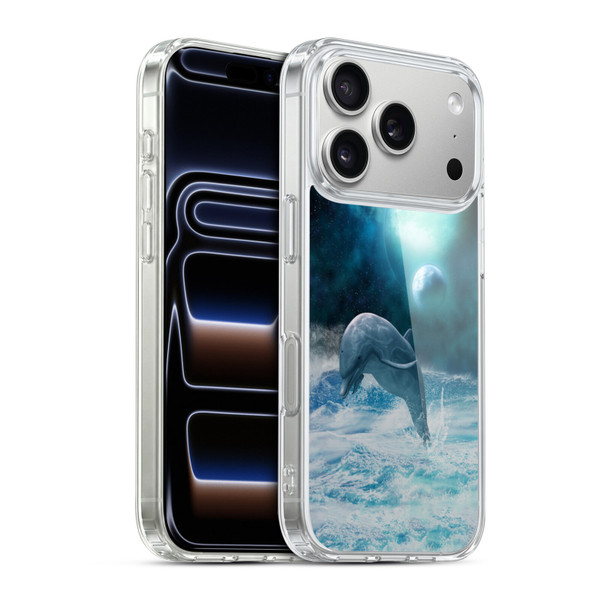 Simone Gatterwe Dolphins Freedom Soft Gel Case for Apple iPhone 17 Pro