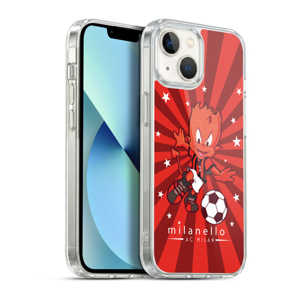 AC Milan Children Milanello 2 Soft Gel Case for Apple iPhone 13