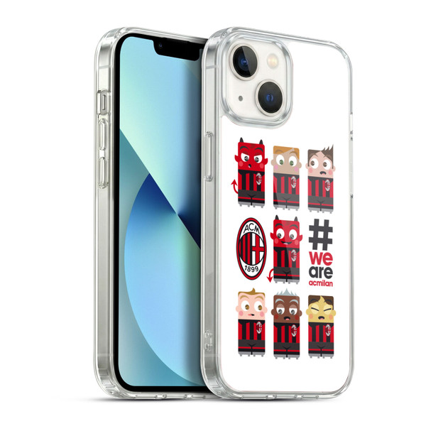 AC Milan Children We Are Soft Gel Case for Apple iPhone 13
