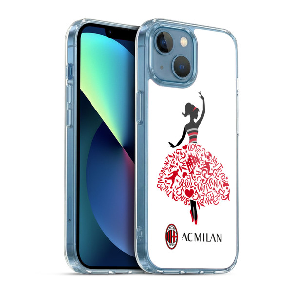 AC Milan Children Dream Big Soft Gel Case for Apple iPhone 13 Mini & MagSafe