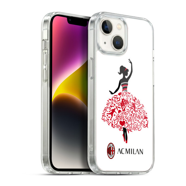 AC Milan Children Dream Big Soft Gel Case for Apple iPhone 14