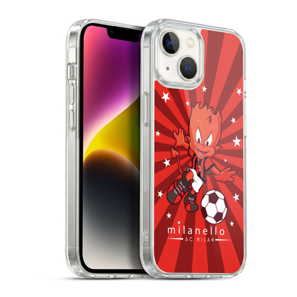 AC Milan Children Milanello 2 Soft Gel Case for Apple iPhone 14